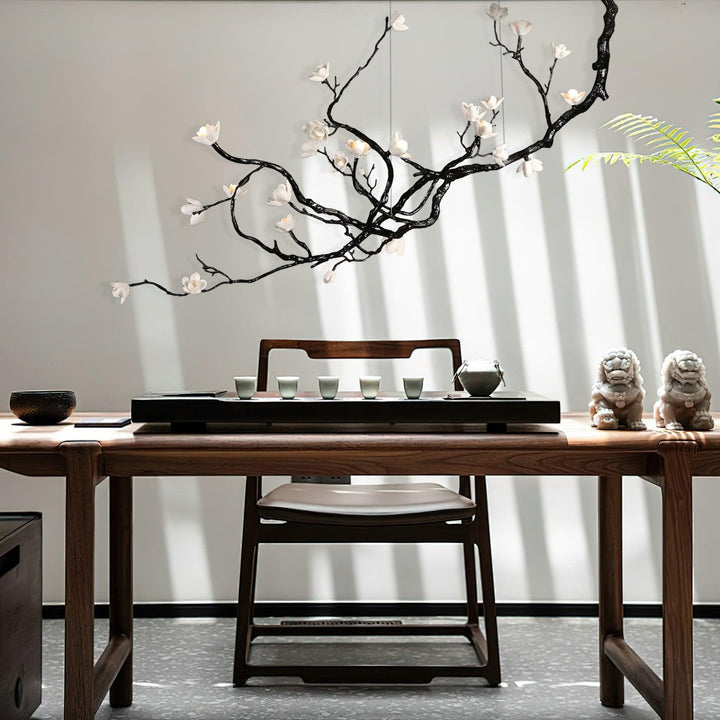 Fioeiel lampadario Ceramica fiore Ramo nero