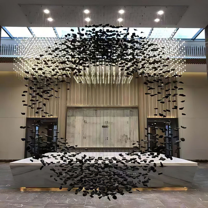 Mareelle Charcoal Stone lampadario Artistico