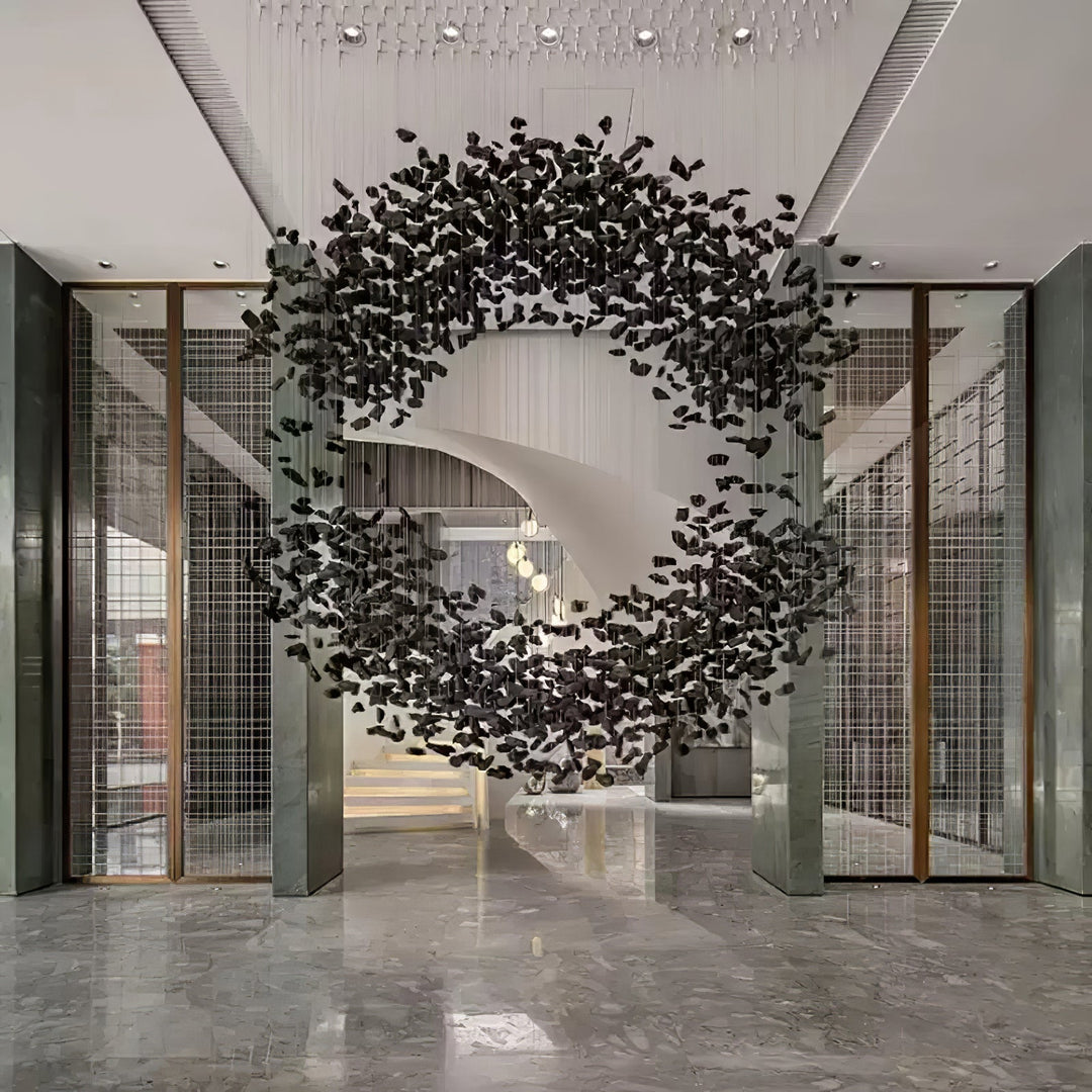 Mareelle Charcoal Stone lampadario Artistico