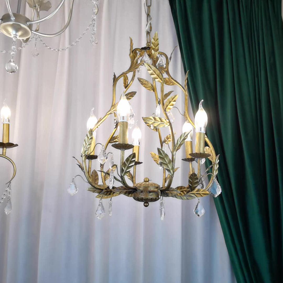 Sylvia lampadario in vetro vintage
