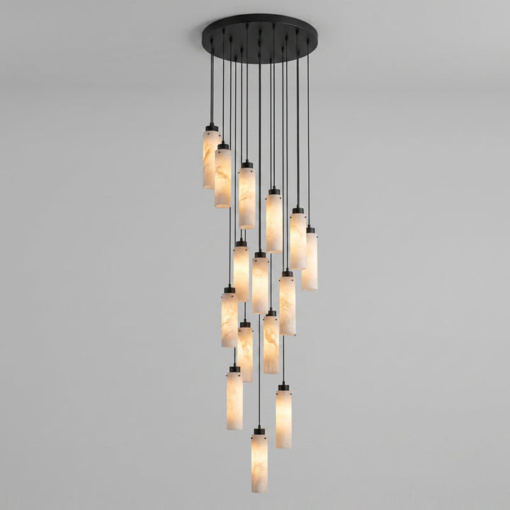 Avenisian alabastro Combination lampadario
