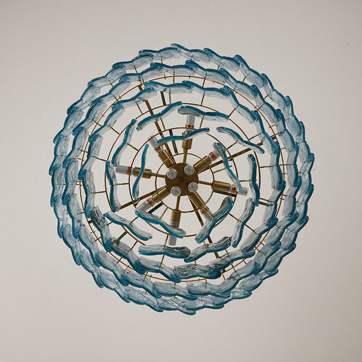 Ambelia lampadario a Livelli in vetro