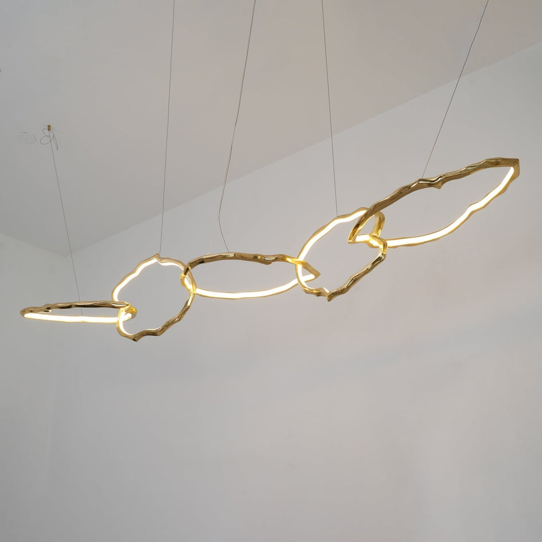 Aballs Cloud Rings Series lampadario ottone