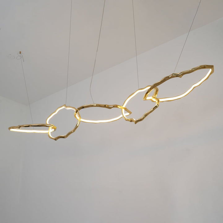 Aballs Cloud Rings Series lampadario ottone