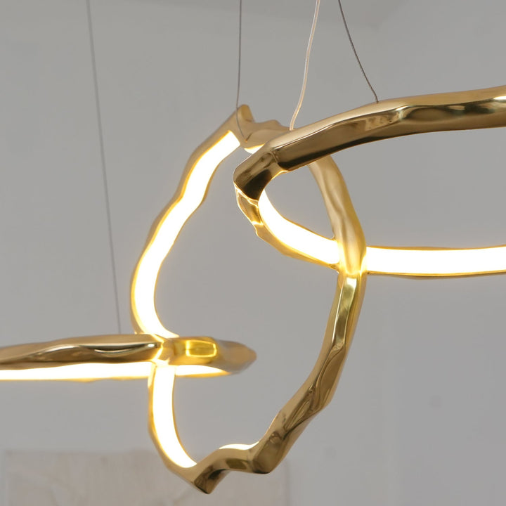 Aballs Cloud Rings Series lampadario ottone