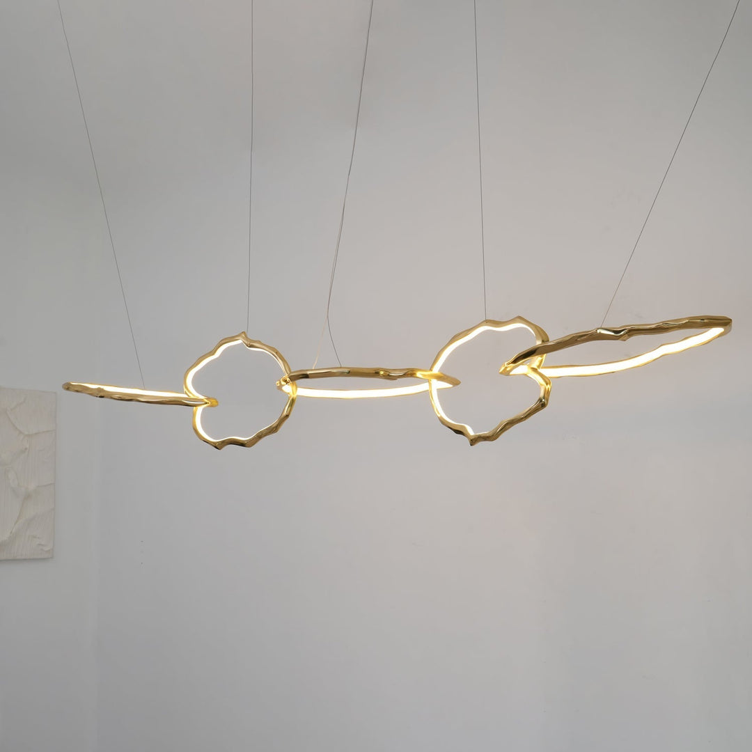Aballs Cloud Rings Series lampadario ottone