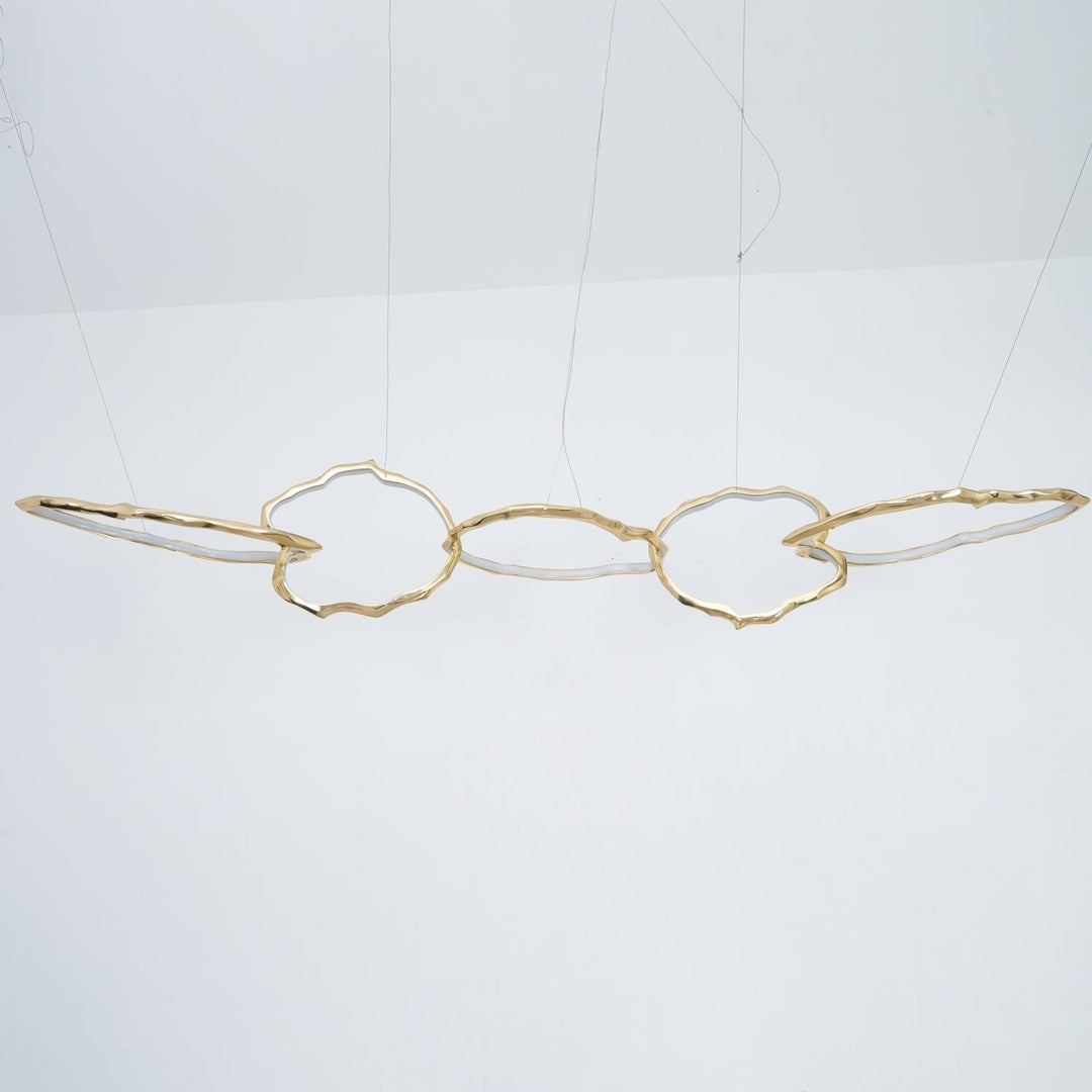 Aballs Cloud Rings Series lampadario ottone