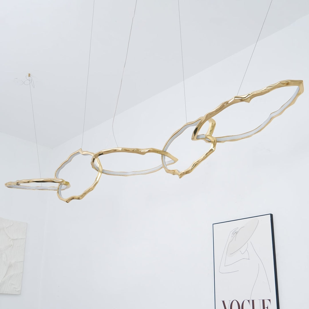 Aballs Cloud Rings Series lampadario ottone