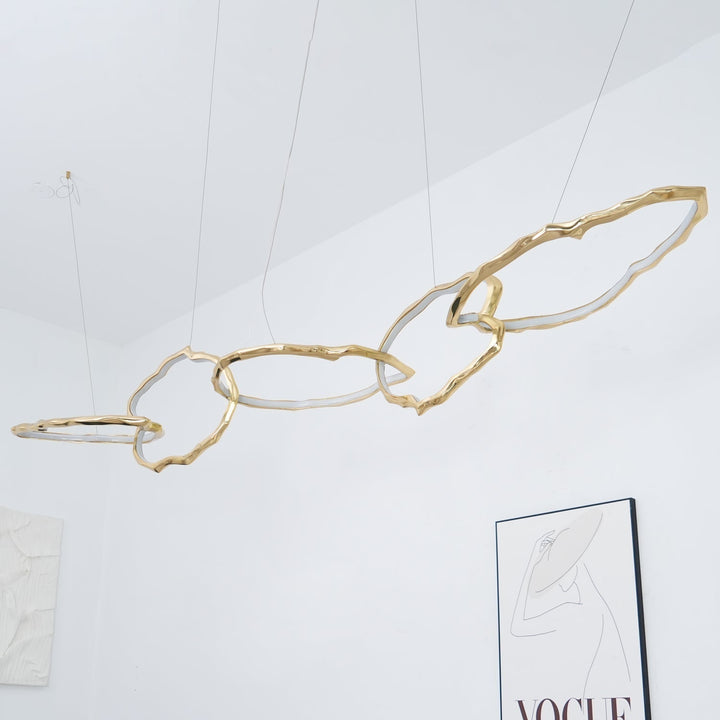 Aballs Cloud Rings Series lampadario ottone