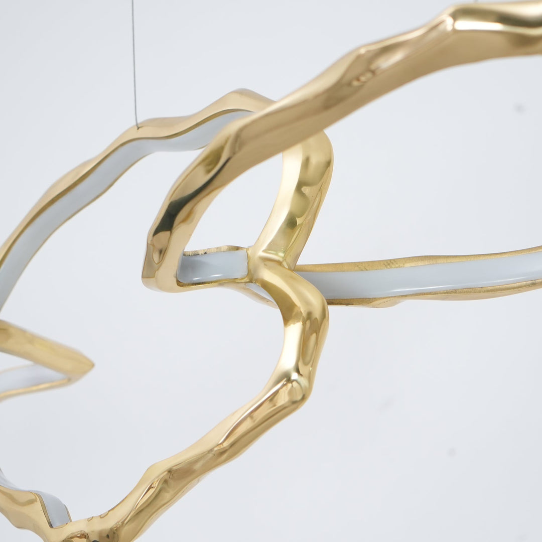 Aballs Cloud Rings Series lampadario ottone