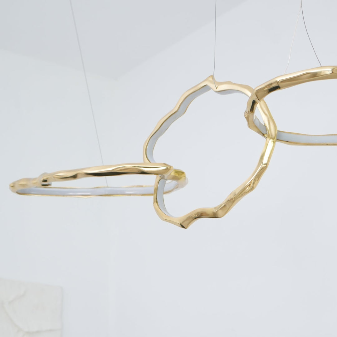 Aballs Cloud Rings Series lampadario ottone
