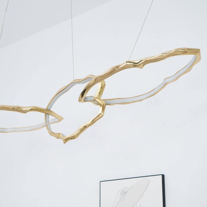 Aballs Cloud Rings Series lampadario ottone