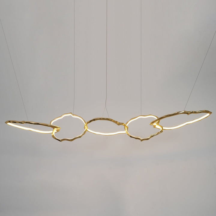 Aballs Cloud Rings Series lampadario ottone