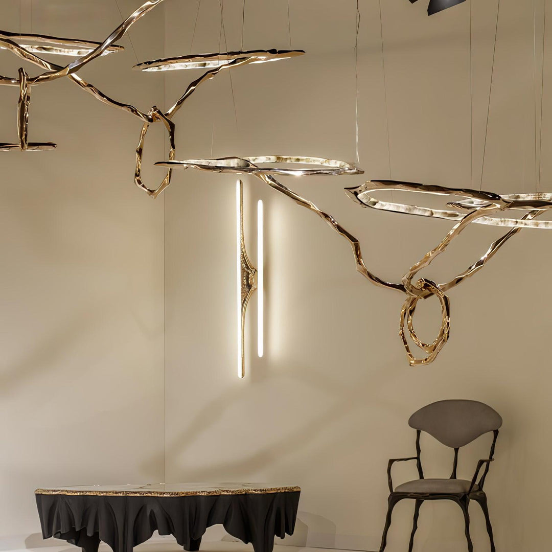 Aballs Cloud Rings Series lampadario ottone