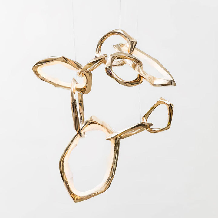 Aballs Cloud Rings Series lampadario ottone