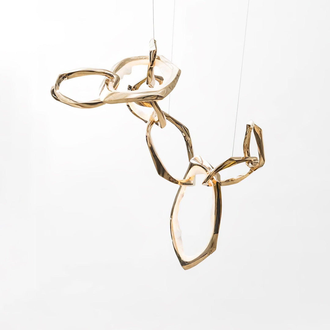 Aballs Cloud Rings Series lampadario ottone