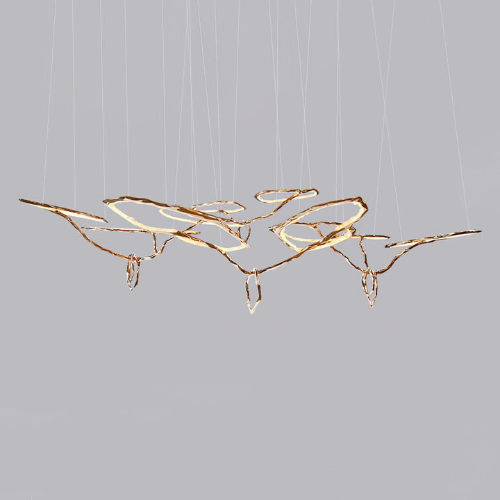 Aballs Cloud Rings Series lampadario ottone