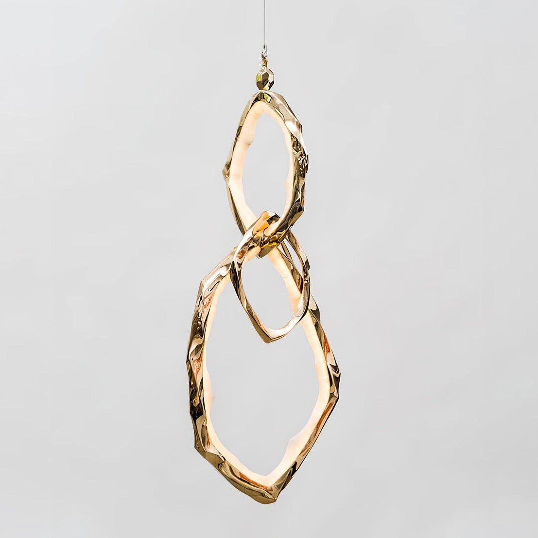 Aballs Cloud Rings Series lampadario ottone