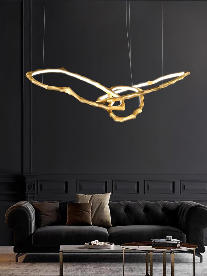 Aballs Cloud Rings Series lampadario ottone