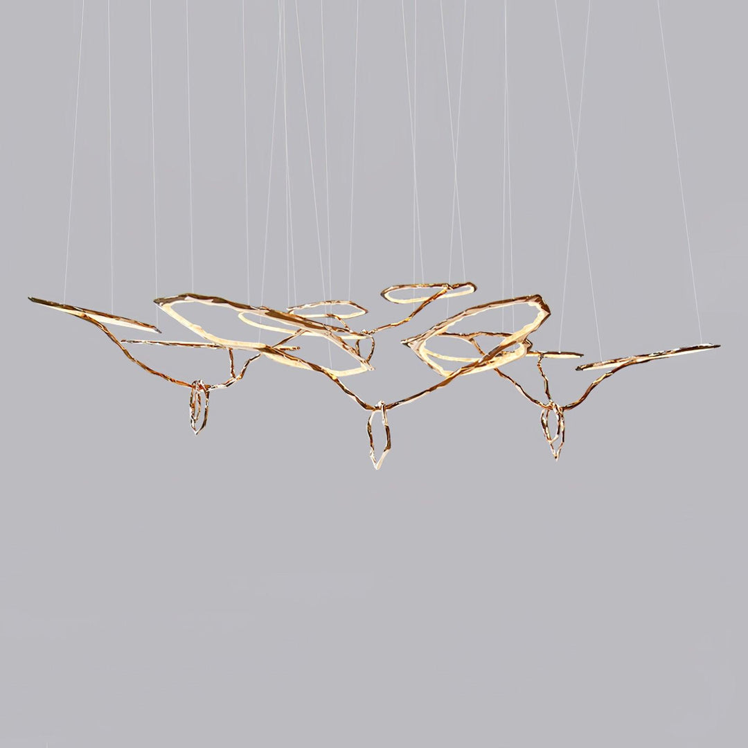 Aballs Cloud Rings Series lampadario ottone