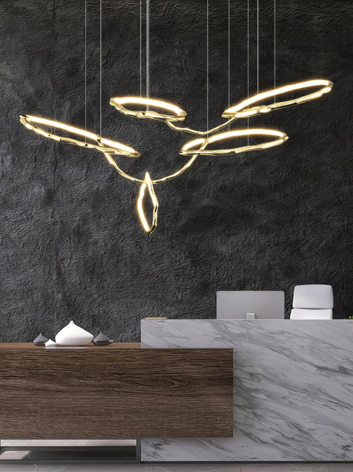 Aballs Cloud Rings Series lampadario ottone
