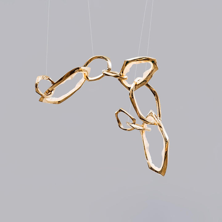 Aballs Cloud Rings Series lampadario ottone