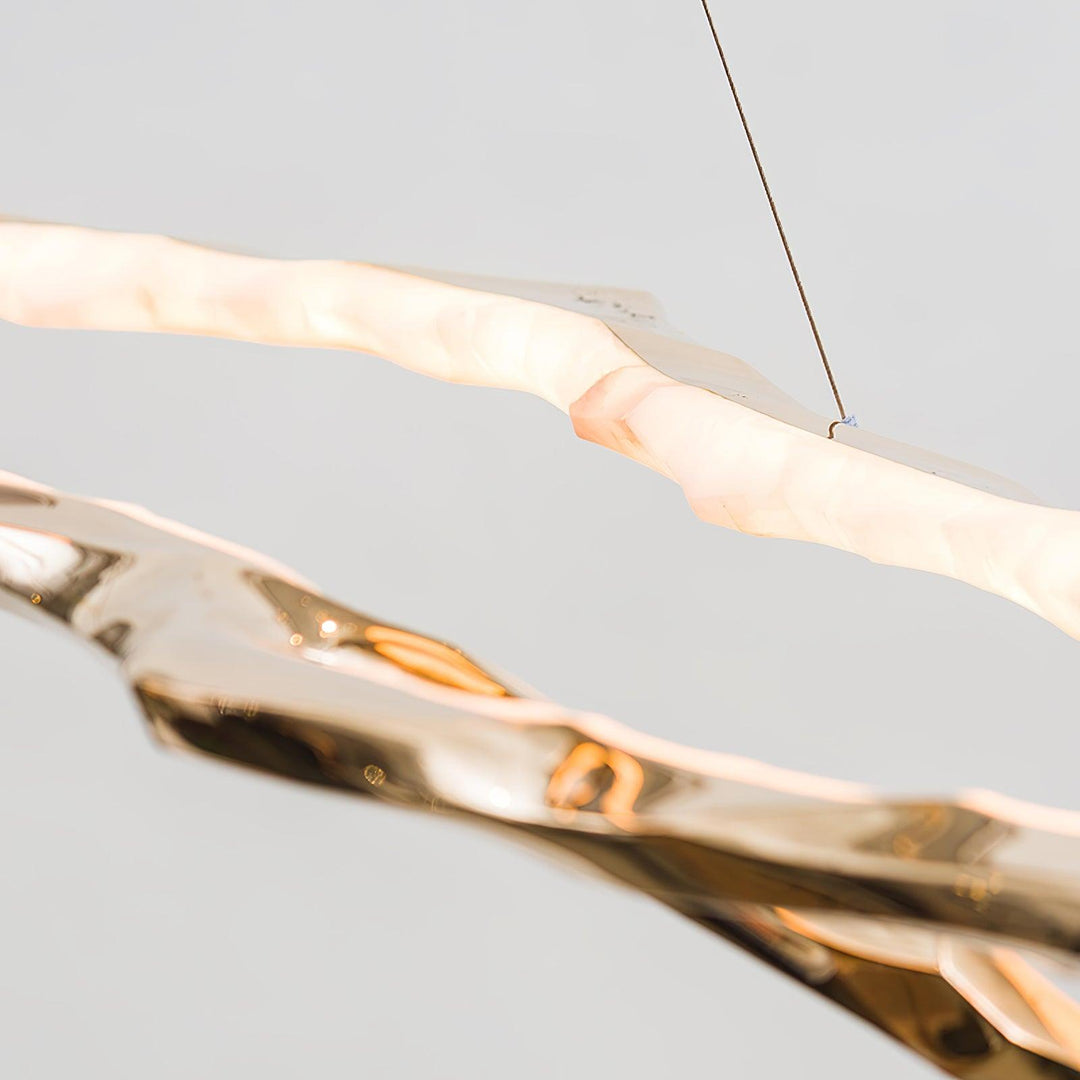 Aballs Cloud Rings Series lampadario ottone
