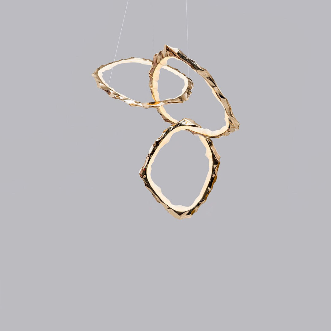 Aballs Cloud Rings Series lampadario ottone