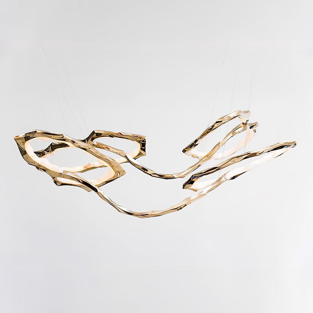 Aballs Cloud Rings Series lampadario ottone