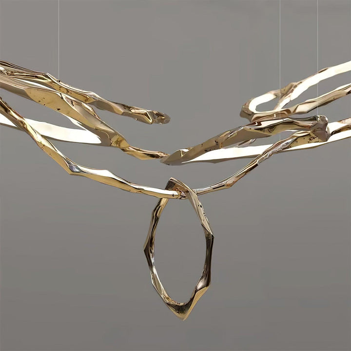 Aballs Cloud Rings Series lampadario ottone