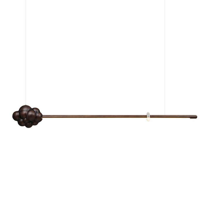 Sylisia lampada a sospensione legno Asta Nuvola minimalista