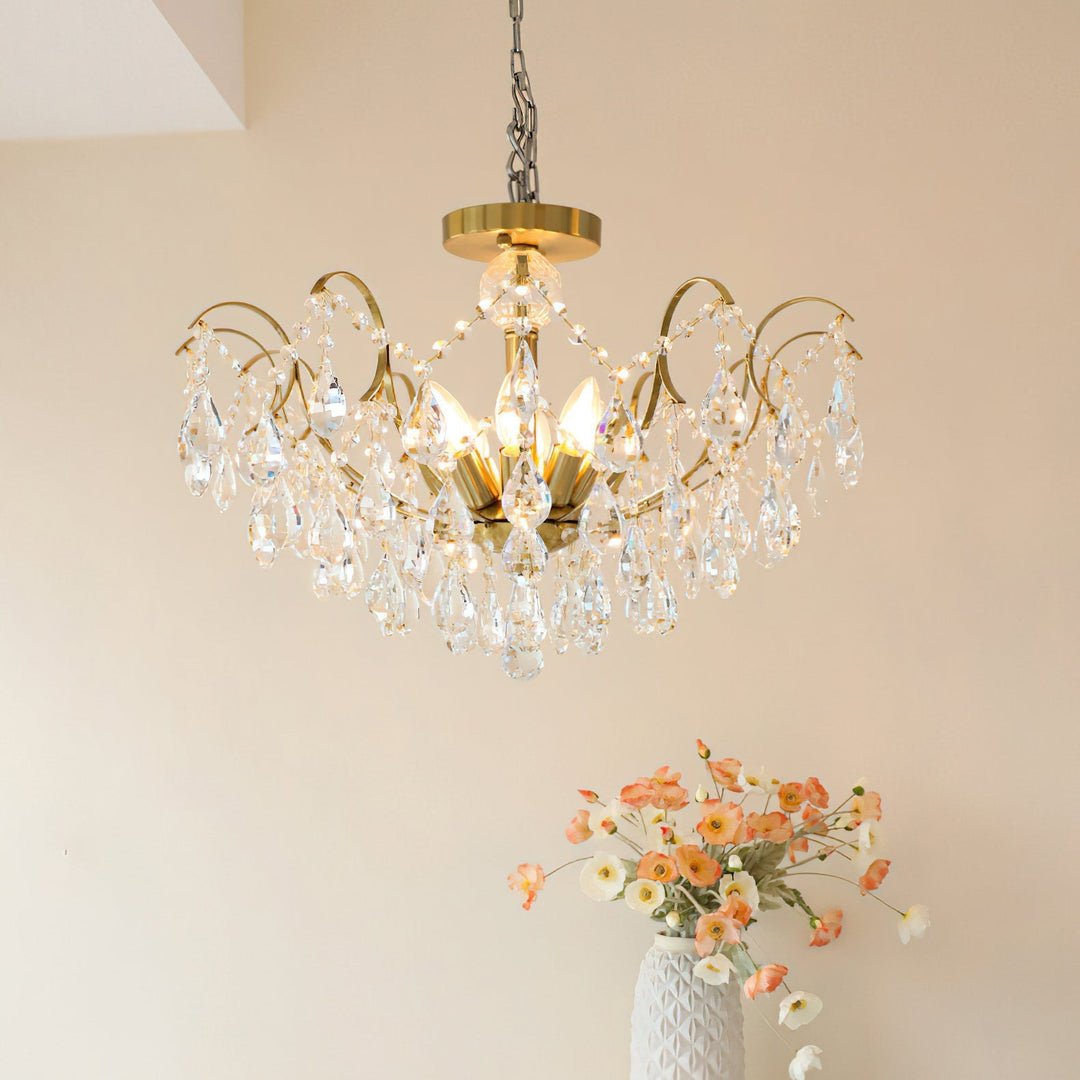 Eveloria lampadario in Cristallo