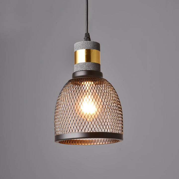 Arisha Lampada a Sospensione Industriale Cilindrica in Cemento