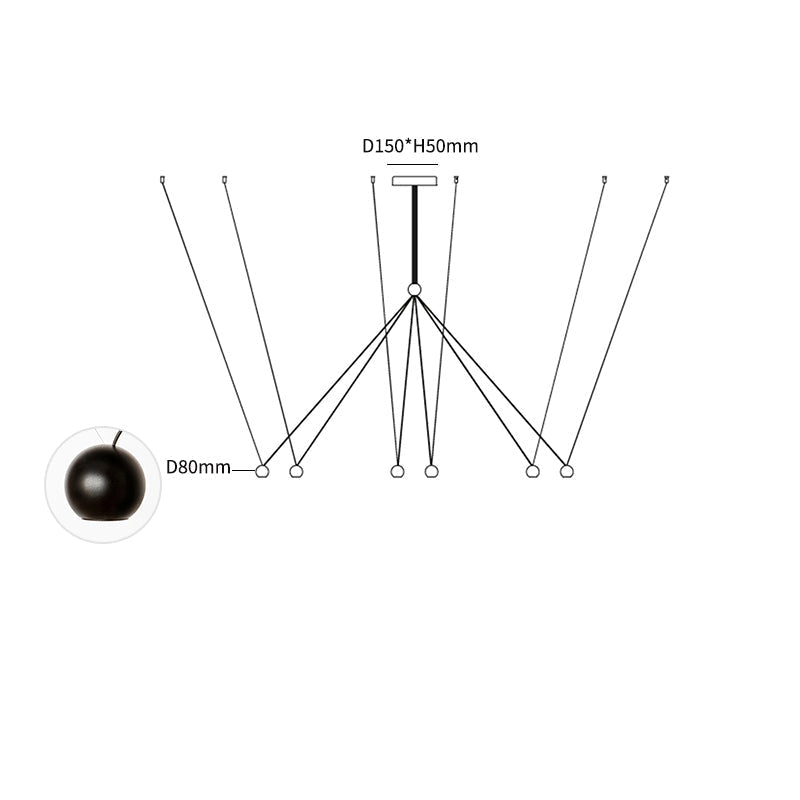 Constellation lampada a sospensione modulare
