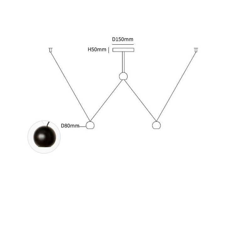 Constellation lampada a sospensione modulare
