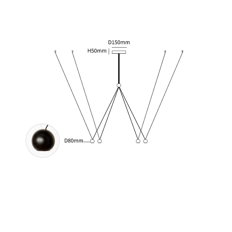 Constellation lampada a sospensione modulare