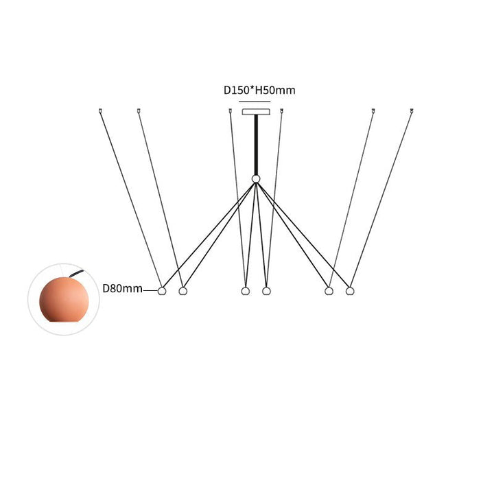 Constellation lampada a sospensione modulare