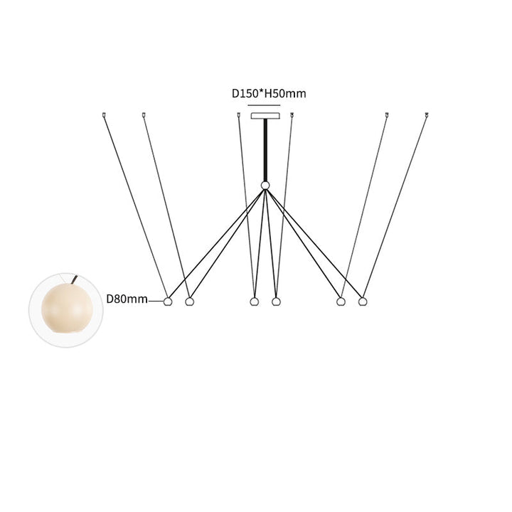 Constellation lampada a sospensione modulare