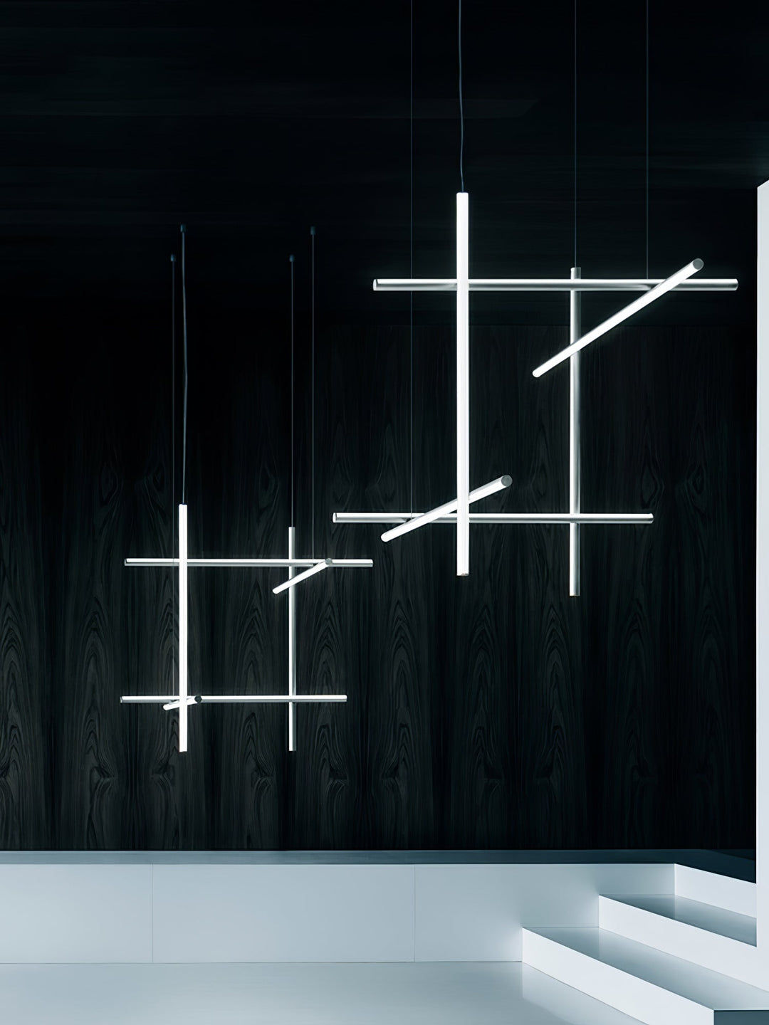 Renorelle lampadario lineare Crossbeam