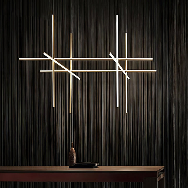 Renorelle lampadario lineare Crossbeam