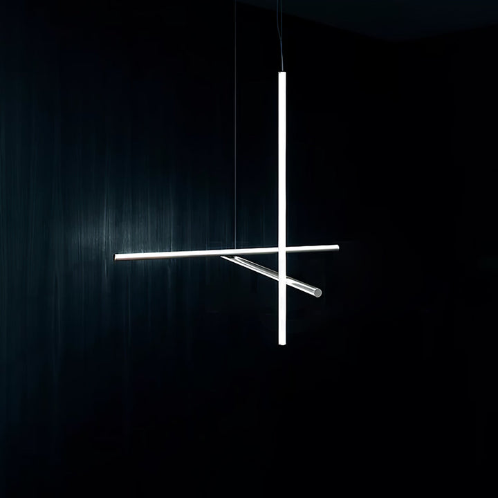 Renorelle lampadario lineare Crossbeam