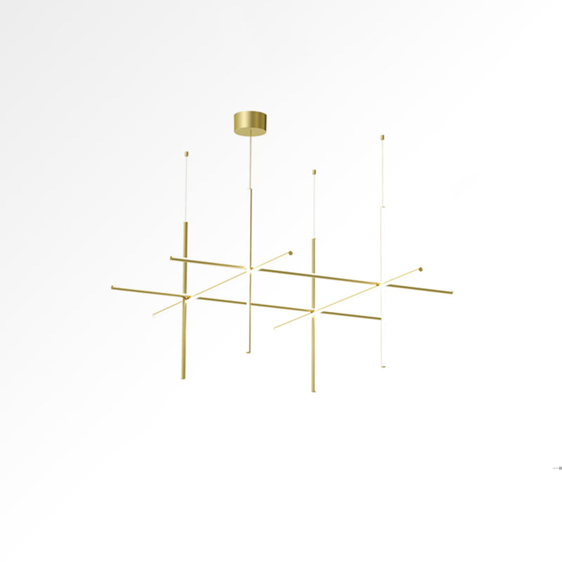 Renorelle lampadario lineare Crossbeam