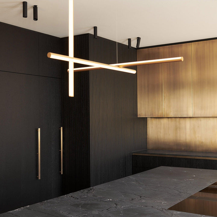 Renorelle lampadario lineare Crossbeam