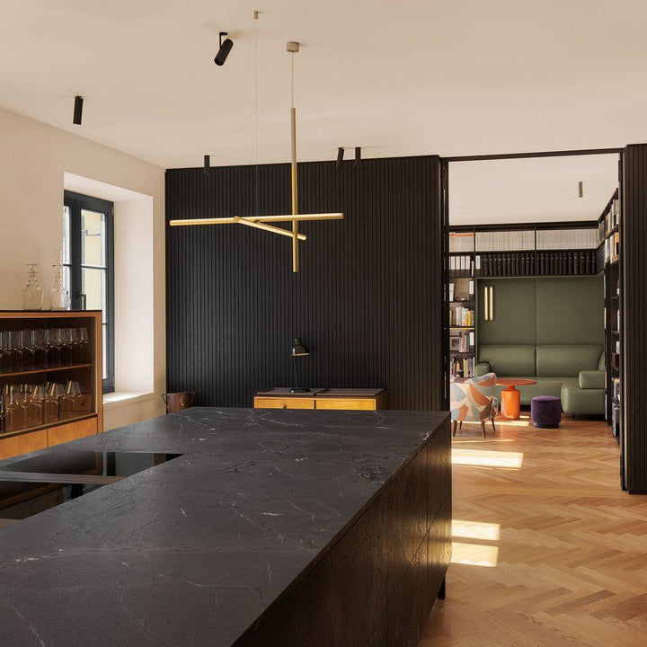 Renorelle lampadario lineare Crossbeam