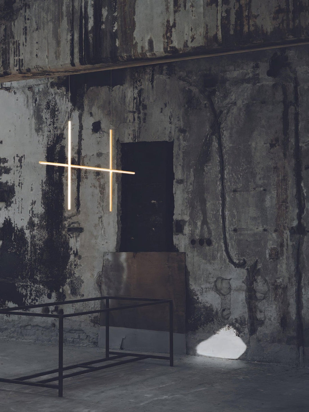Renorelle lampadario lineare Crossbeam