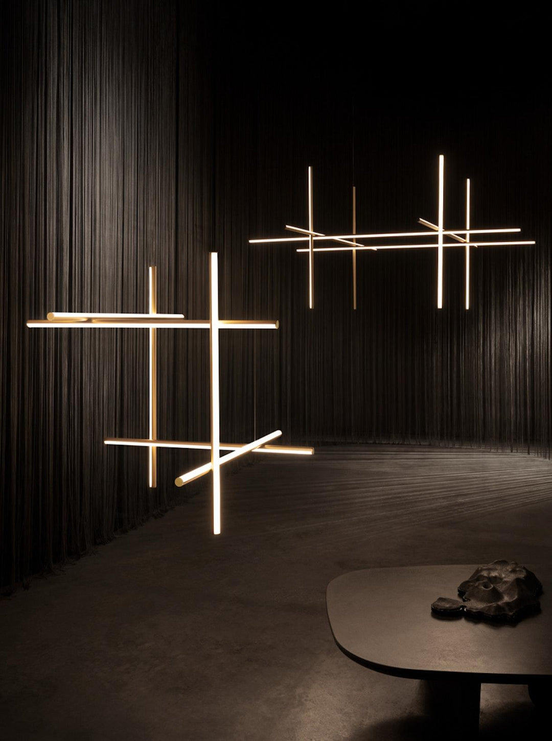 Renorelle lampadario lineare Crossbeam