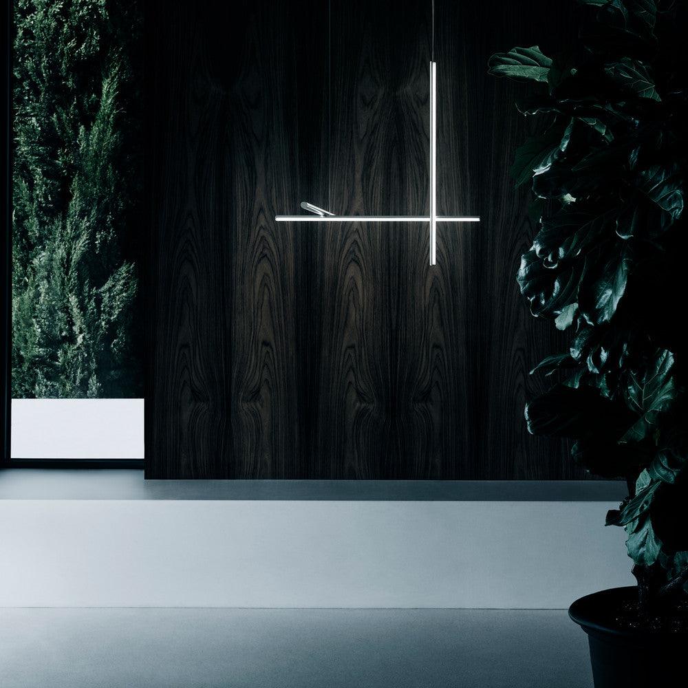 Renorelle lampadario lineare Crossbeam