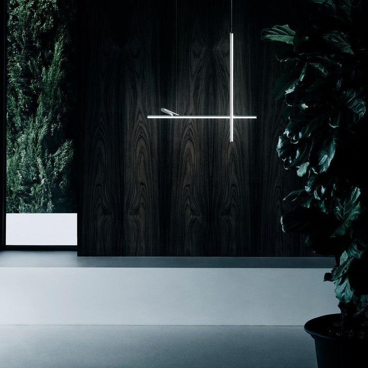 Renorelle lampadario lineare Crossbeam
