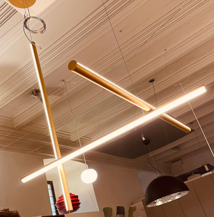 Renorelle lampadario lineare Crossbeam