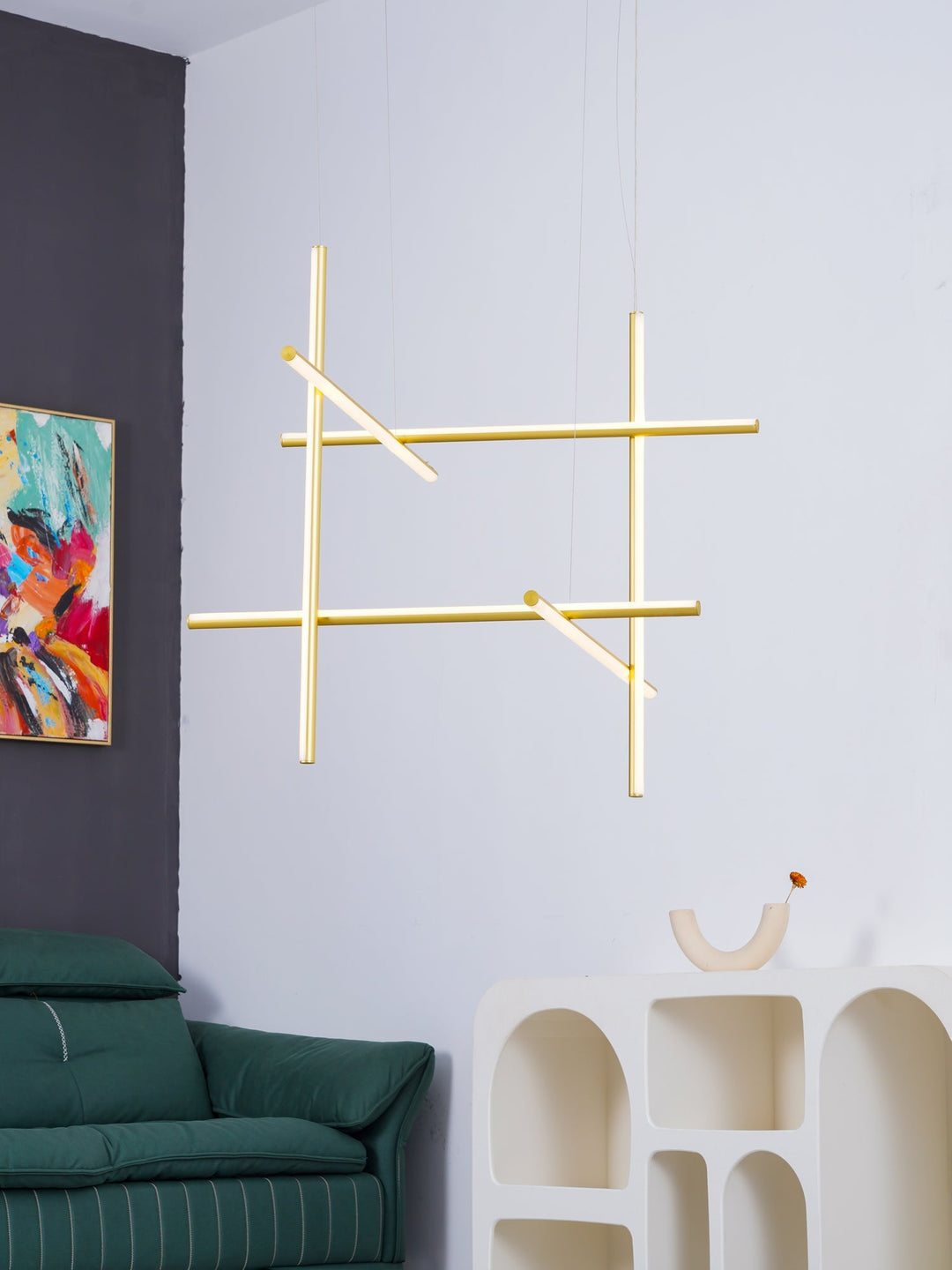 Renorelle lampadario lineare Crossbeam
